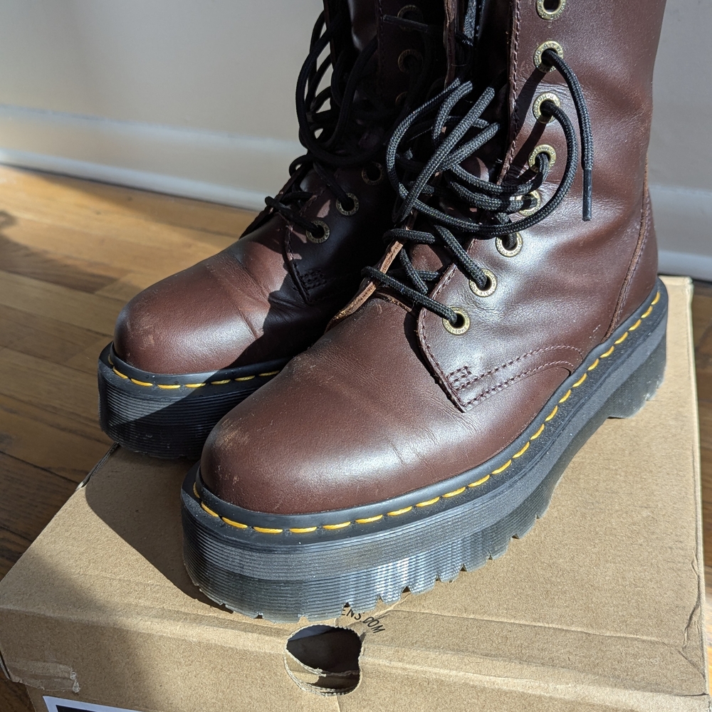 Brown Leather Women's Boots